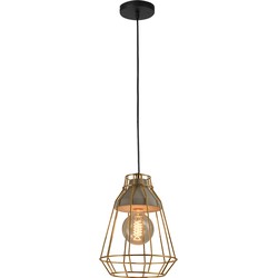 QUVIO Hanglamp beton en staal - QUV5096L-GOLD