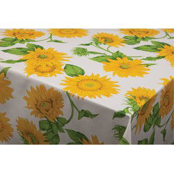 Bellatio Design Tafelzeil Zonnebloemen - 140x180 cm - tafelkleed - Tafelzeilen