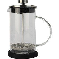 OTIX Melkopschuimer - Cafetière - French Press - 600 ml - Zwart - 10x10x18 cm - Glas