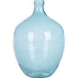 Beliani ROTI - Bloemenvaas-Blauw-Glas