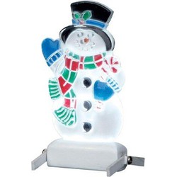 Yard light snowman