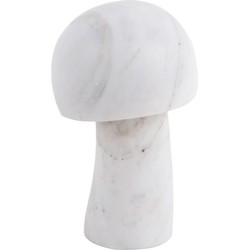 Ornament Mushroom Small - Wit - 7.5x7.5x14cm