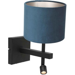 Steinhauer wandlamp Stang - zwart -  - 8208ZW