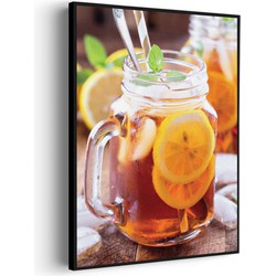 Muurwerken Akoestisch Schilderij - Home Made Lemonade - Geluidsdempend Wandpaneel - Wanddecoratie - Geluidsisolatie - PRO (AW 0.90) S (50X70)