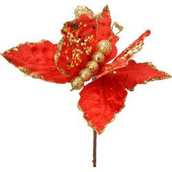 Clayre & Eef Decoratie Tak Rood Synthetisch