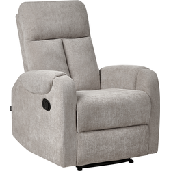 Beliani SOMERO - TV-fauteuil-Grijs-Polyester