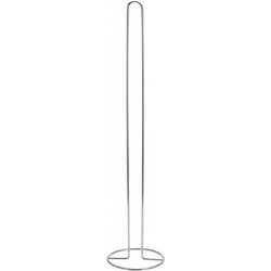 Toiletrollen houder - 15 x 60 cm - chroom - wc-rol houder - Toiletrolhouders
