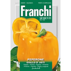 Paprika Peperone Giallo d'Asti 97/1 zaden - Franchi
