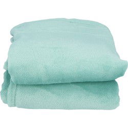 Heerlijk Zachte en Grote Fleece Plaid - 180x220 cm - Saliegroen