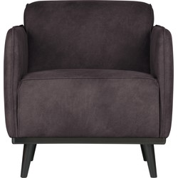 BePureHome Statement Fauteuil - Polyester - Grijs - 77x72x93