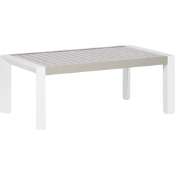 CASTELLA - Tuinsalontafel - Taupe - Aluminium