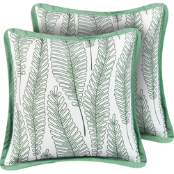 Beliani MEADOW - Buitenkussen-Groen-Polyester