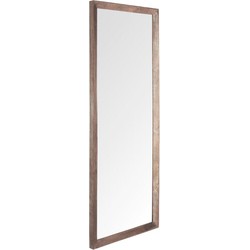 DTP Home Mirror Metropole rectangular large,180x65x5 cm, recycled teakwood