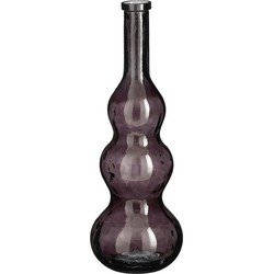 Mica Decorations Vaas Benito - 26.5x26.5x75 cm - Glas - Bruin
