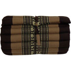 Fine Asianliving Thaise Mat Oprolbaar Matras 190x50x4.5cm Bruine