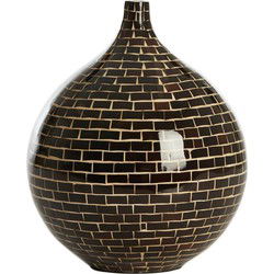 Vaas Elorza - Donkerbruin - Ø22cm