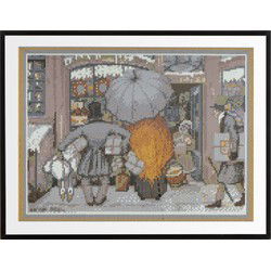 Grafix Diamond Painting Anton Pieck Etalage 40x50cm