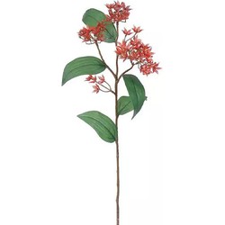 Schmetterlingsflieder Zweig Rot 62 cm Kunstpflanze - Buitengewoon de Boet