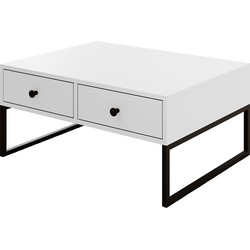 Meubella Salontafel Lyndall - Wit - 77 cm