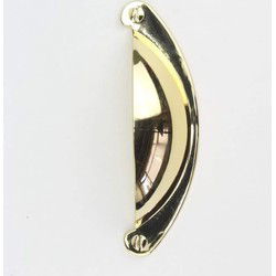 Maniglia a tazza Manon - Ottone - 64 mm