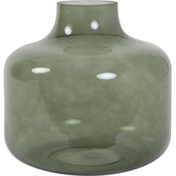 Light&living Vaas Ø31,5x30 cm PHIENE glas donker groen