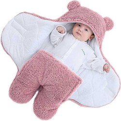 Unique Living | Baby slaapzak Teddy 70x80cm pink