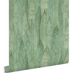 ESTAhome behang bladeren celadon groen - 0,53 x 10,05 m - 138986