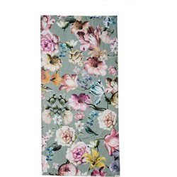 Jet Originals Katoen Velours Handdoeken - Badlaken - 2 stuks - Floral All Over - 70x140