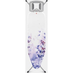 Ironing Board B, 124x38 cm, Solid Steam Iron Rest - Lavender