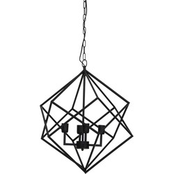 Light&living Hanglamp 4L Ø61x68 cm DRIZELLA mat zwart