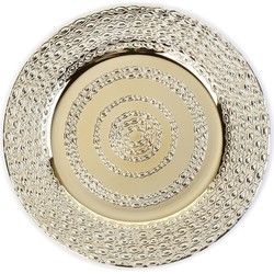 Kaarsenbord/plateau - goud - D33 cm rond - Kaarsenplateaus