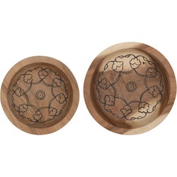 MUST Living Bowls Mandala, set of 2 - 7xØ24 cm / 10xØ29 cm