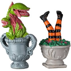 Spooky Planter Urns Set Of 2 Kerst