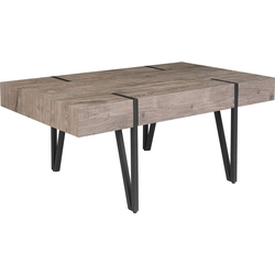 Beliani ADENA - Salontafel-Donkere houtkleur-MDF