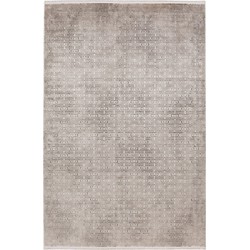 Luxury Home Elegance Vloerkleed - Laagpolig Luxe Tapijt - Soft Velvet - Zilver- 200x290 CM