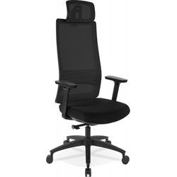 Ergonomische bureaustoel OXFORD 68x60x126 cm Zwart