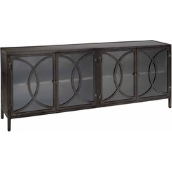 Tower living Stelvio metal sideboard 4 drs - 200x81x40