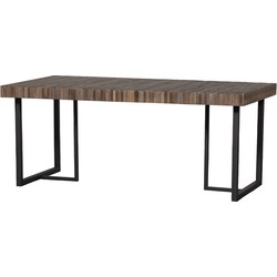 WOOOD Exclusive Maxime Eettafel - Recycled Hout - Naturel - 76x180x90