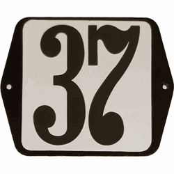 Huisnummer standaard nummer 37