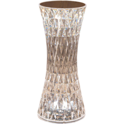 Lamp kristal led dimbaar incl. usb kabel 19x8 cm warm wit