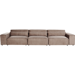HELLNAR - Driezitsbank - Lichtbruin - Polyester