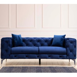 2-zits Bank Como Navy Blauw