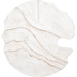 PTMD Wandpaneel Samraj - 90x2x90 cm - MDF - Wit