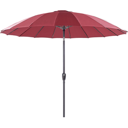 Beliani BAIA - Marktscherm-Rood-Polyester