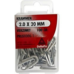 Krammen 2.0 20mm verz 100gr
