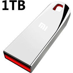 Originele Xiaomi Metal Usb 1Tb 3.0 Flash Drives - Hoge Snelheid Pendrive - Usb Drive - Draagbare Ssd Memoria - Usb TYPE-C - zilvergrijs