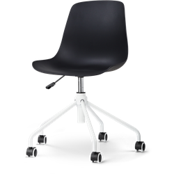 Nout-Pip bureaustoel zwart - wit onderstel