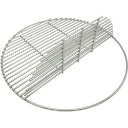 4cookz® Hoogwaardig Verchroomd RVS  BBQ Rooster - 46,5 cm