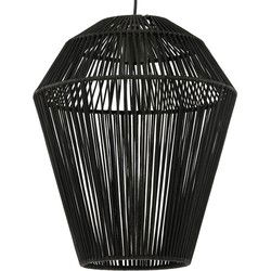 Light & Living - hanglamp - Deya - zwart - katoen - Ø 45cm - E27 - 2970712