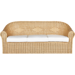 Beliani LIVADEIA - Tuinsofa-Natuurlijk-Rotan